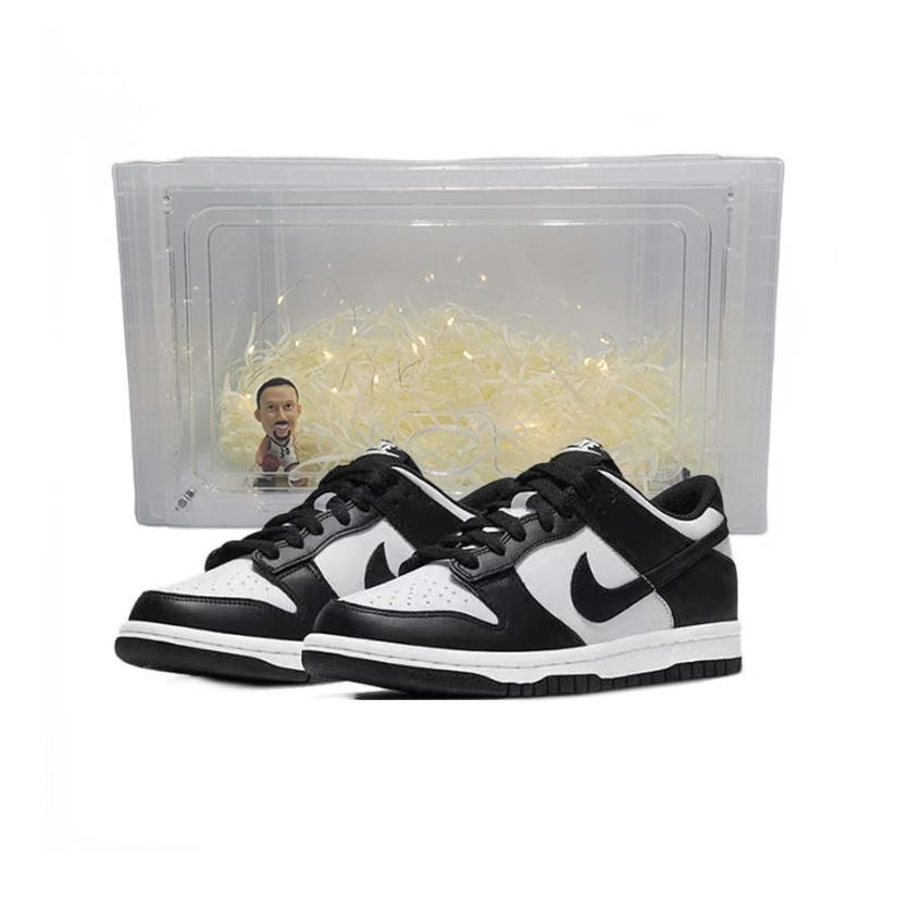 Nike Dunk Low Black White Casual Shoes CW7596-100