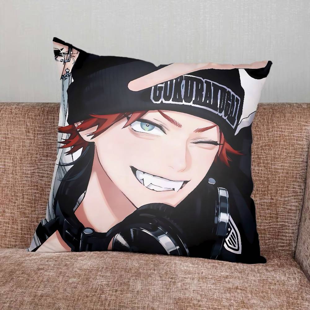 AAlma Comics GGokurakugai Creative Patterned Pillowcases for Interior Decoration Office Living Room Home