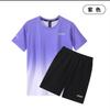 6811 Short Sleeve Suit Running Suit Men'S And Women'S Sportswear Training Suit Mountain Climbing Casual Side Pocket M-5Xl
