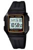 Casio F-201WA-9AJF Digital Watch - Black/Gold