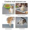 Large Silicone Cats Litter Catcher Mat Treats Feeding Mat Nonslip Dog Bowl Mat Waterproof Dog Bowl Pad for Food Water