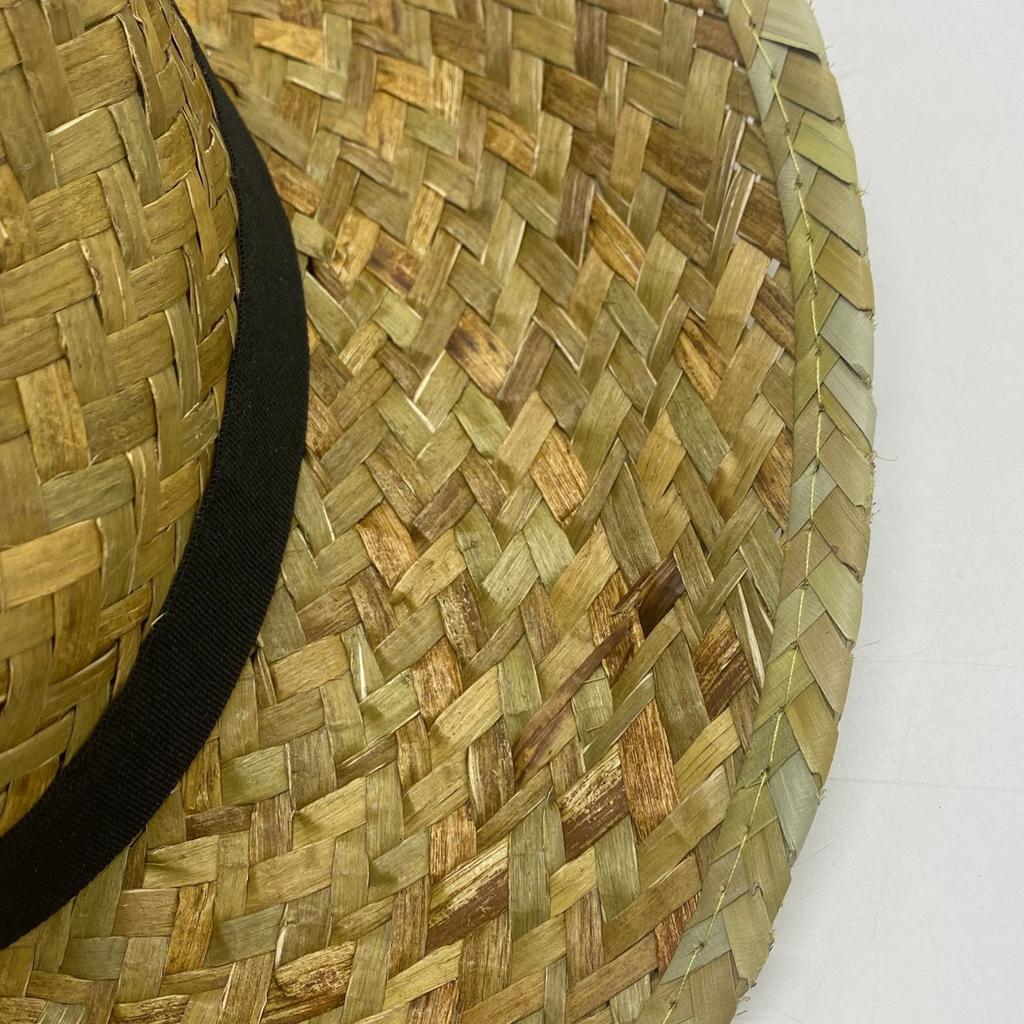 Woven Straw Hat Beach Sun Hat Hollows Out Sunhat Stylish Wide Border Hat for Men and Women