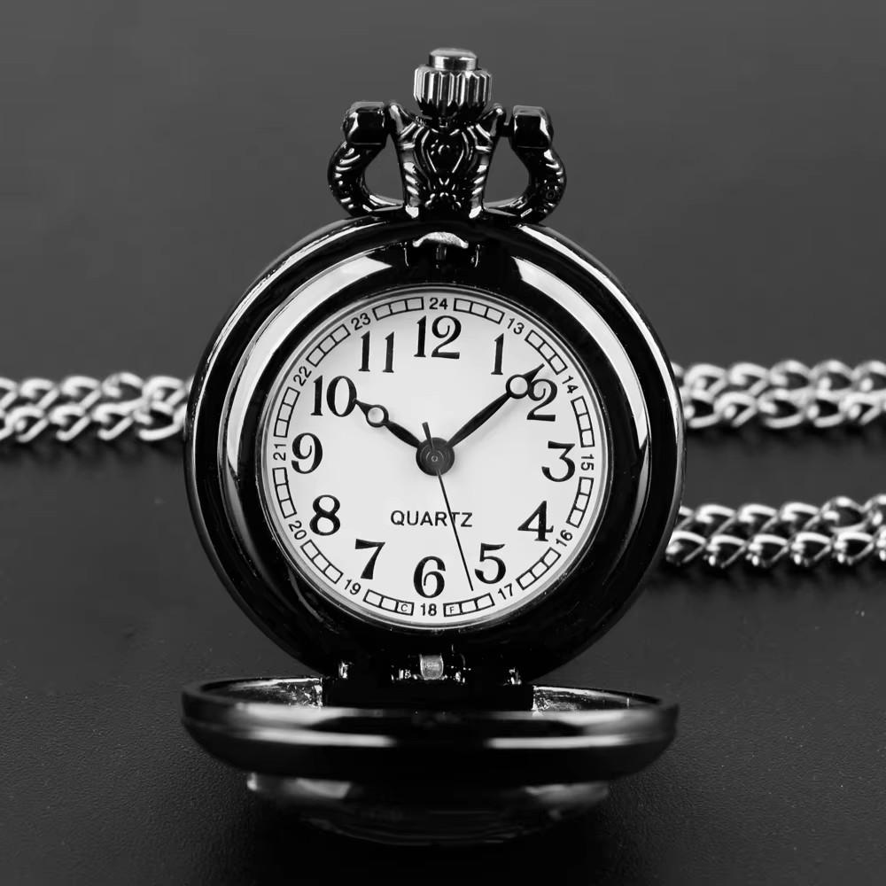 Vintage Retro Løve Leo Zodiak Astrologi Kinesisk Yinyang Kvarts Unisex Menn Kvinner Lommeur Kvarts Halskjede Anheng Klokke Kjede Klassisk Skive