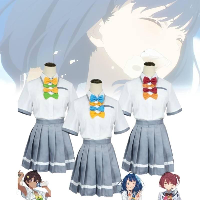 Vibrant Polyester Cosplay Costume Anime-inspired Harajuku Style For Role Play