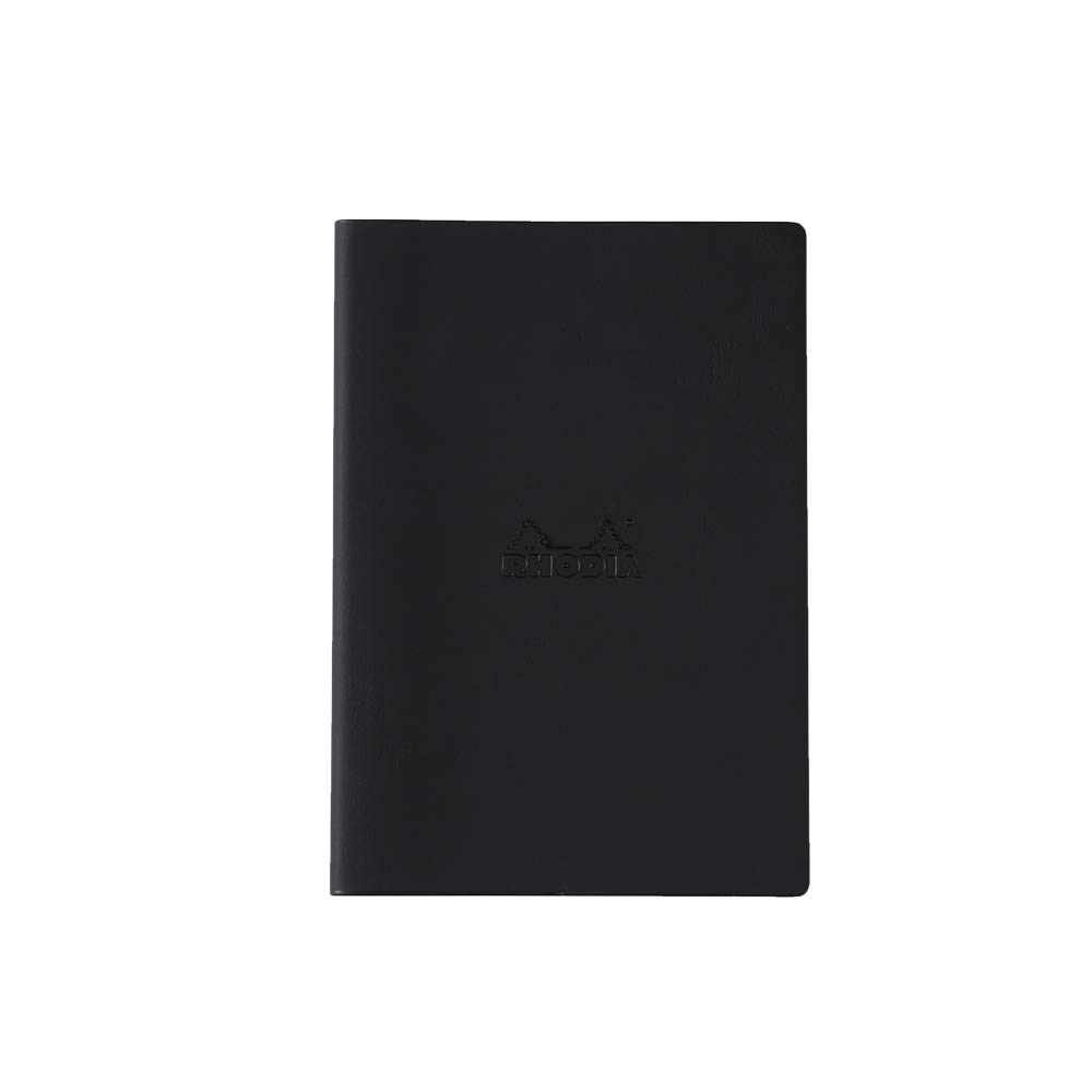 Rhodia 2026 Edition A5 Size Diary with Monthly Diary A5 x with PVC Rhodia cf117385cvfbk Blocks, "Monthly (14.8 21cm) Basic" Cover, Black,