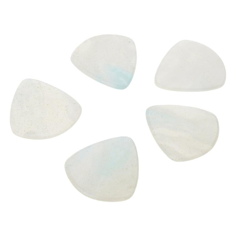 5Pieces Professional Resin Guitar Picks Guitar Plectrums for Fast Playing with Ergonomic Grip and Multiple Color Option