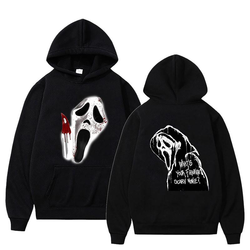 Scream Vi Ghostface Hoodie Men Stylish Aesthetic Sweatshirt For Spring And Autumn Wear