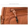 Borsa a tracolla da donna in nylon con tasche multiple