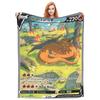 Pokemon Anime Kaart Charizard Deken Kwaliteit Warme Plaid Winter Picknick Huisdecoratie Grappig Sprei