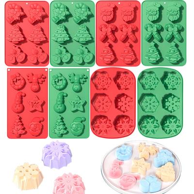 Crăciun silicon copt mucegai ciocolată copt mucegai DIY copt mucegai gummy bomboane mucegai pentru tort ciocolată