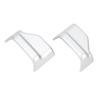 2Pcs Seat Belt Buckle Cover Trim Cap Matt Plated Protective Stylish High Hardness Replacement for Benz Vito W447
