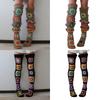Damen Häkel-Oberschenkelhohe Stiefelsocken Vintage Extra Lange Beinwärmer Winter Überknie Hohe Strümpfe