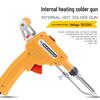 60W Internal Heating Semi-Automatic Soldering Iron with Manual Feed, US Standard