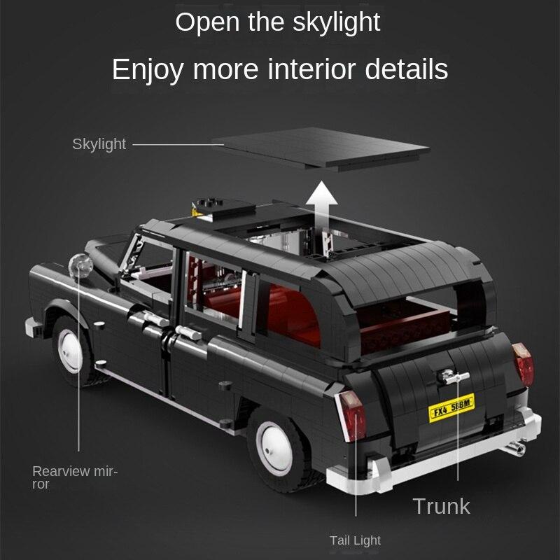 Cada C62004 LEVC British Car London Taxi Educational Toy Building Blocks Toys Model Building Kits Toys & Hobbies for Kids