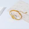 GANEMLY 316L Stainless Steel Tree of Life Bracelet For Women Fashion 18K Gold Plated Wrist Chain Waterproof Jewelry Lady Gift