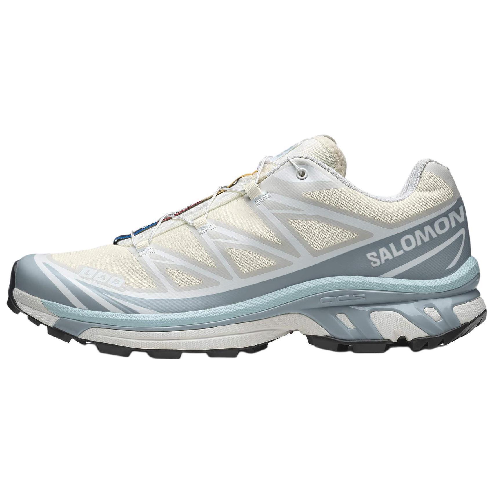 

SALOMON XT-6 Vanilla Ice Ballad Blue Унисекс Кроссовки Кремовые Ледяной Аква L47738500 39⅓