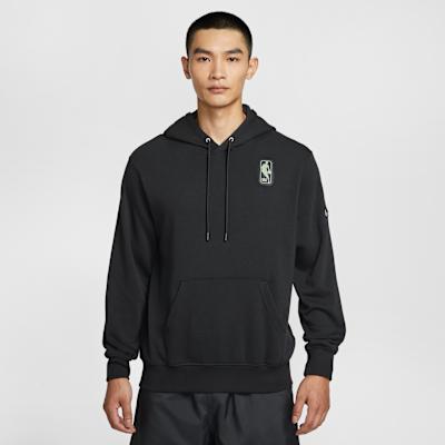 Nike NBA Sweatshirts Men s Black Hooded Moderate L