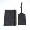 Multicolor PU Leather Passport Cover & Luggage Tag Set