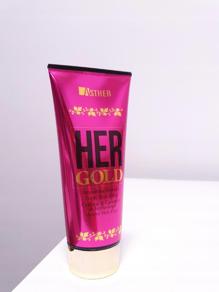 Asther Her Gold Strong Tanning Bronzer Lotion for Women X2pcs