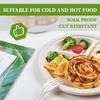 10/30Pcs Compostable 3 Compartment Plates, 8.85 inch Disposable Paper Plates, Eco-Friendly Biodegradable Bagasse Tray for Dinner