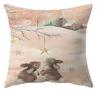 Christmas Pillowcase Cushion Cover Christmas Decorations for Home Christmas Ornament Gift  Happy New Year