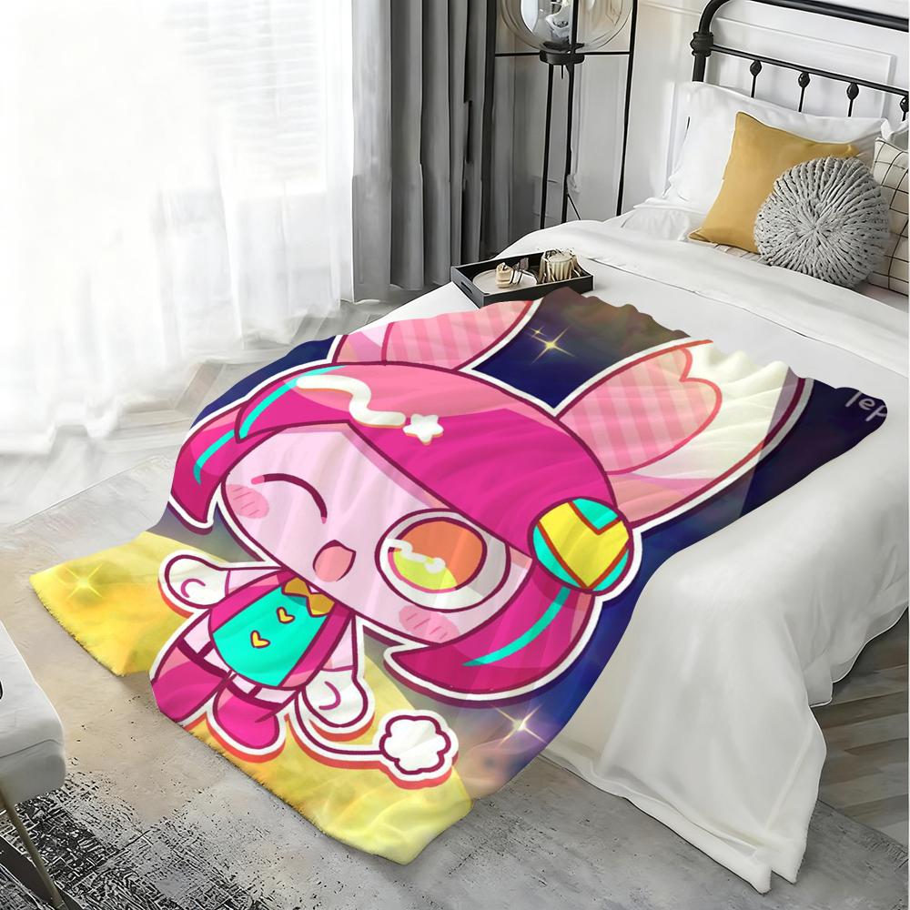 Artist P-Pepoyo Throw Lightweight 240g Flannel Blanket Soft Skin-friendly for Summer Cooling