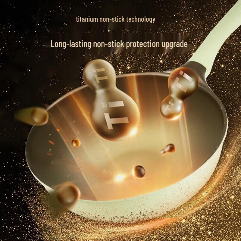 

Secite Tea Rose Series Non-Stick Titanium Alloy Wok