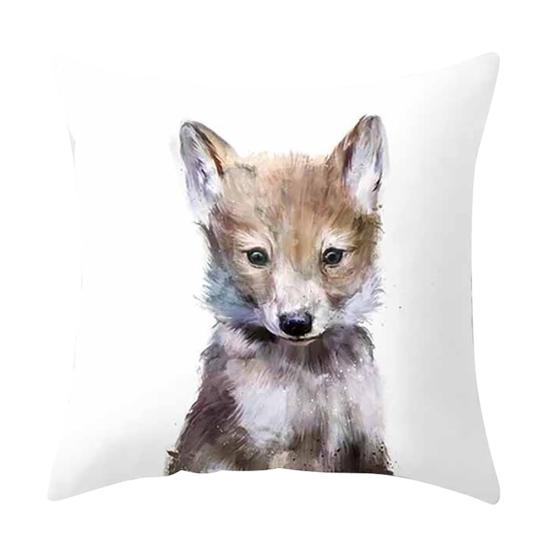 Animal Zebra Giraffe Rabbit Pillow Case Cushion Cover Sofa Bed Car Office Decor