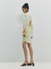 Minderly Shirring Satin Skirt - Lemon