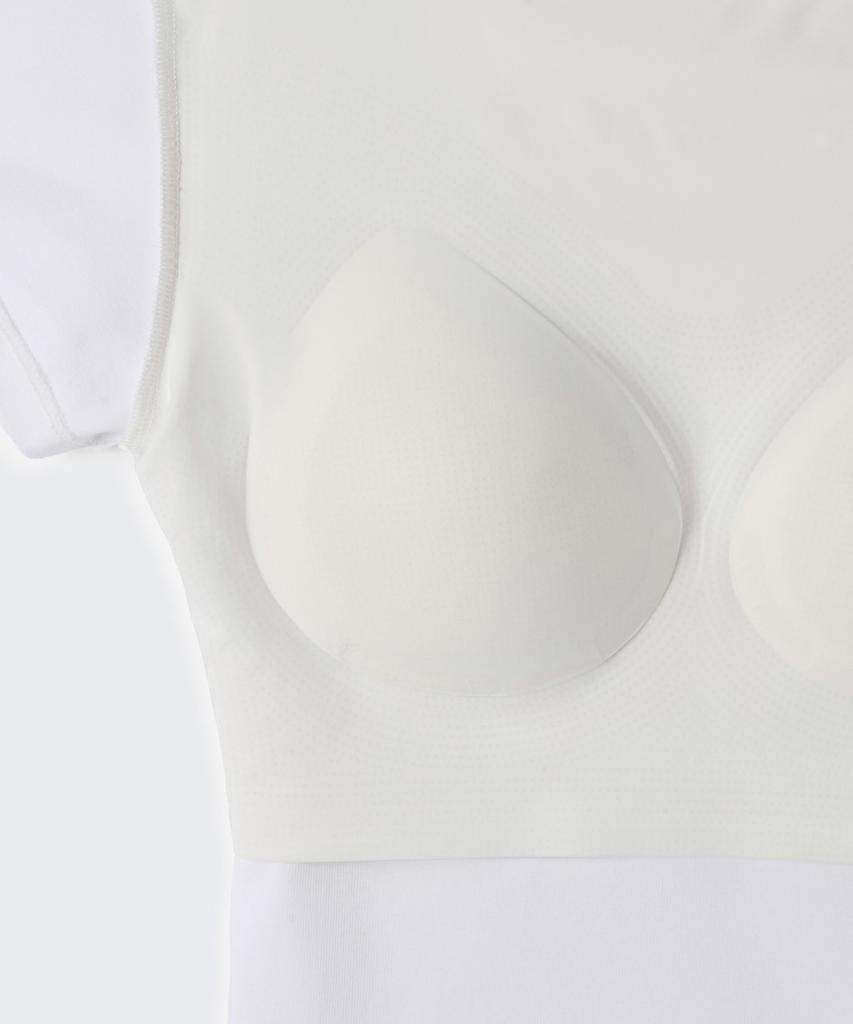 MUSINSA STANDARD WOMAN Women'S Slim Crew Neck Bra T-Shirt [White]