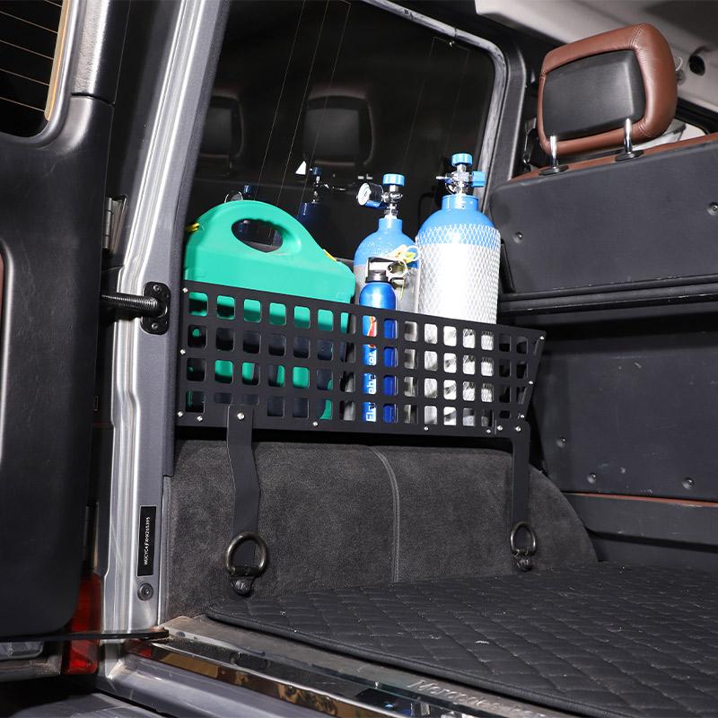 Aluminum Alloy Car Interior Trunk Storage Basket Storage Box Modification Accessories For Mercedes-benz G Class W463 2004-2018
