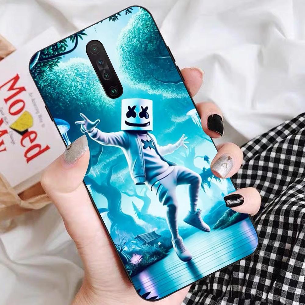 Marshmallow Dj Faces Phone Case For Redmi 5 6 7 8 9 10 Plus Pro 6 7 8 9 A GO K20 K30 K40 Pro Plus F3 Fundas
