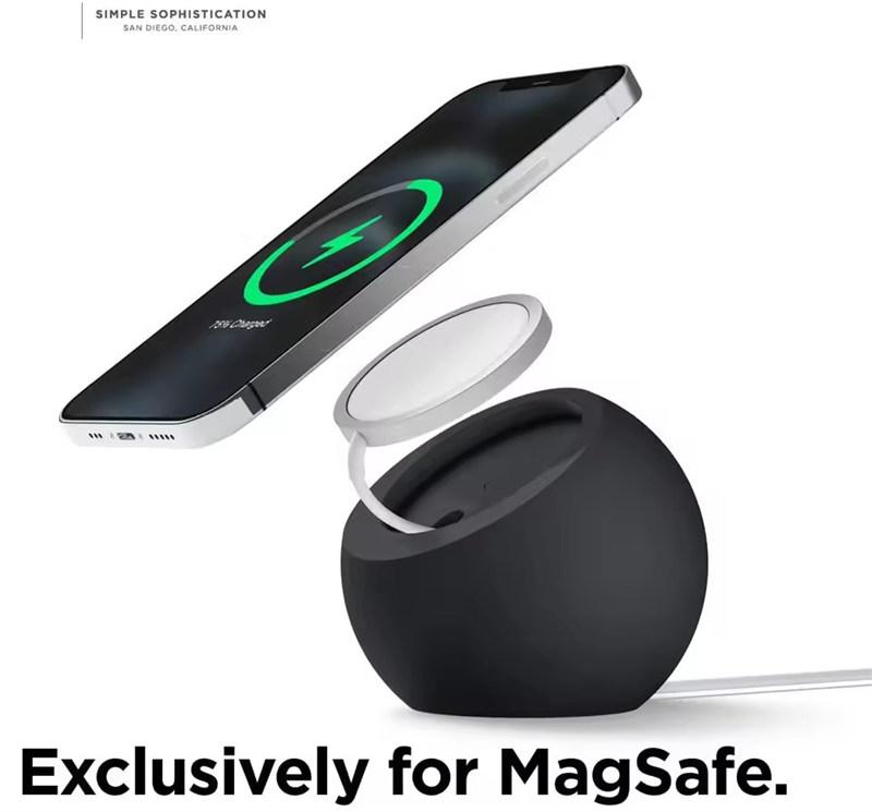 Ball Shape Magnetic Desk Phone Charger Stand Holder for Magsafe IPhone16 15 14 13 12 11 Pro Max Mini Wireless Charging Desktop Dock