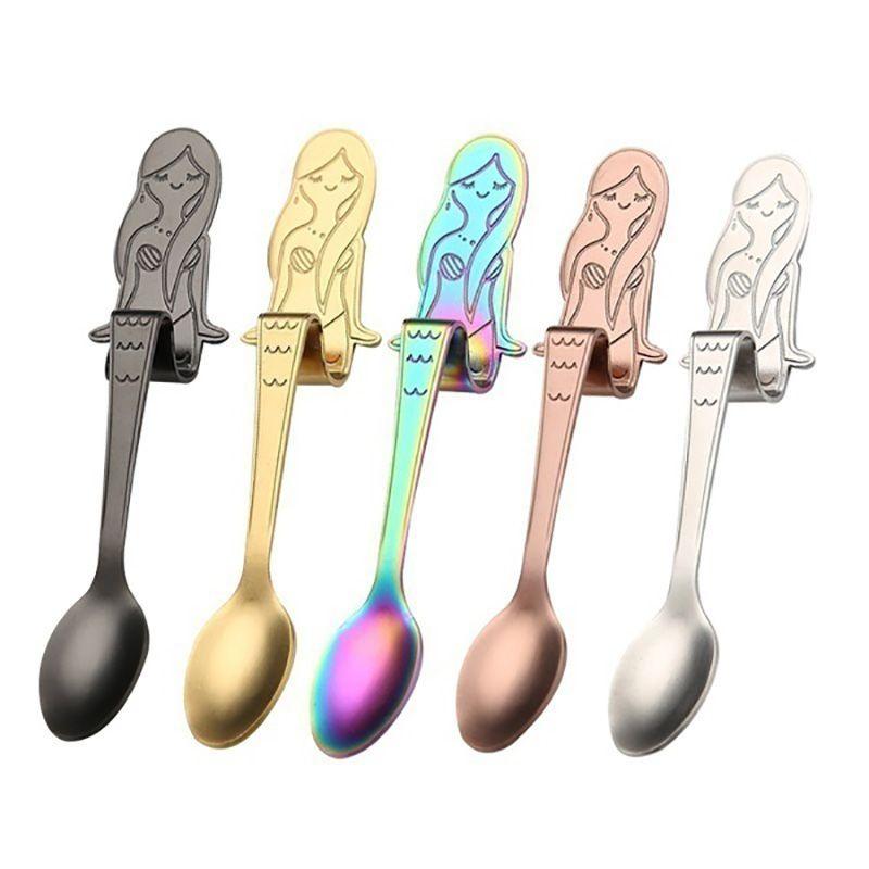 Premium Quality Mermaid Coffee Drink Spoon With Timeless Stainless Steel Design