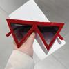 JYL TS Sunglasses UV Protection Triangle Large Frame Hip-hop/3327