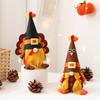 Gnome Doll Decor Cute Handcrafted Faceless Gnome Ornament for Halloween Thanksgiving Party