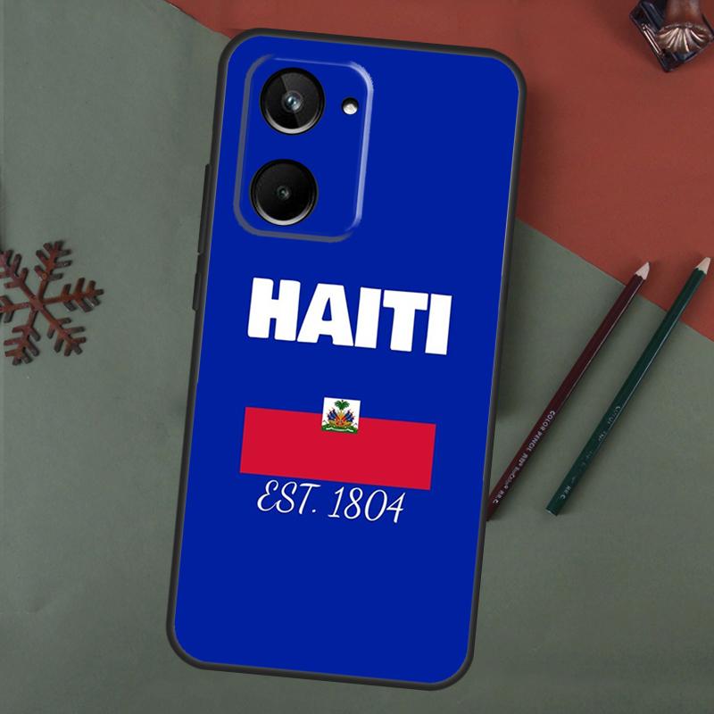 

Vintage Haiti Haitian Flag Case For Realme C55 C51 C75 C63 C61 C53 C35 C65 C67 C71 11 12 13 14 15 Pro Plus GT6 GT7 Pro Realme 14 Pro Plus