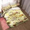 Cartoon Character (Pom Pom Purin) Printed Bedding Set Duvet Cover 1 Duvet Cover 2 Pillowcases Adult and Children Bedding Set Lux