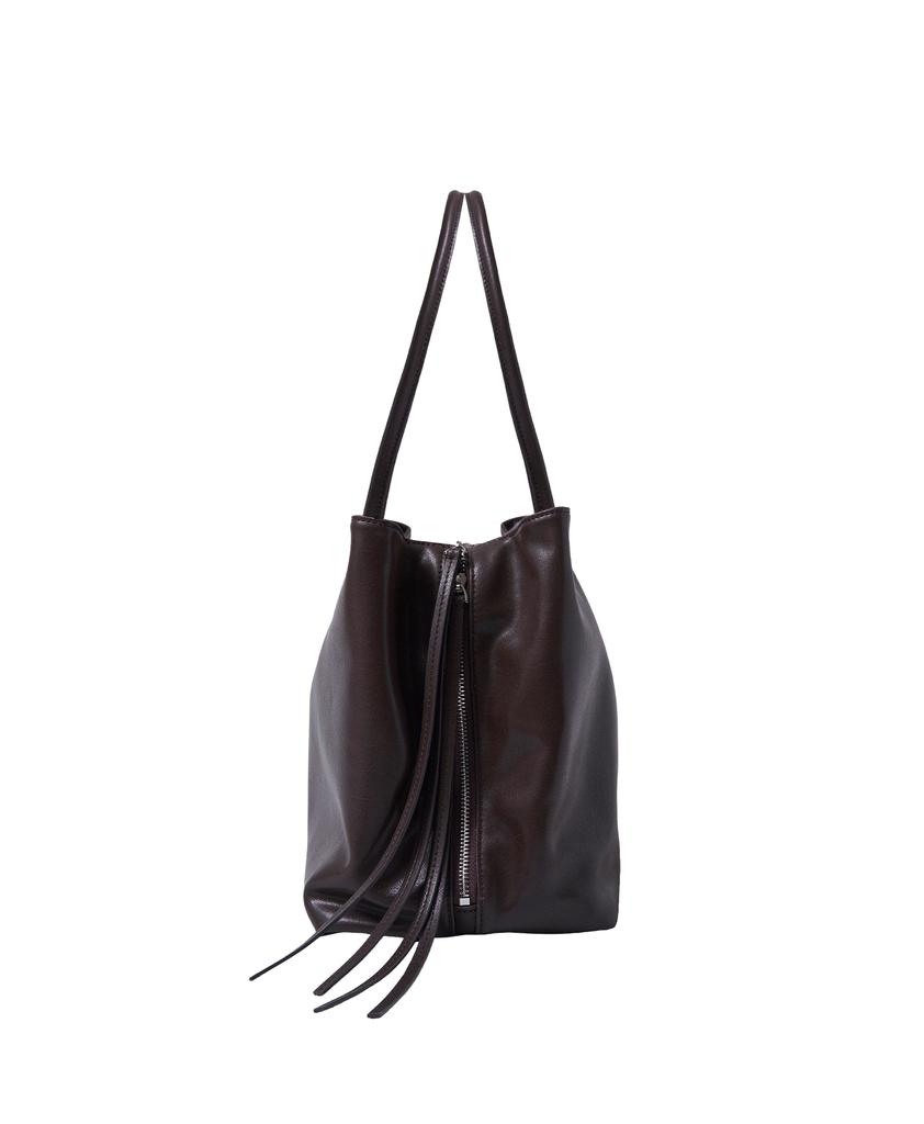 Myuteupeuleim Max Quad Tote Bag - Dark Brown