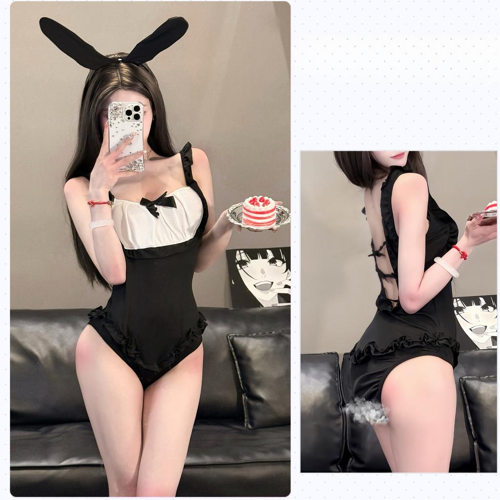Sexy Lingerie Sexy Bunny Pure Lust Seduction Uniform Bed Fast Break Free Maid Suit Female