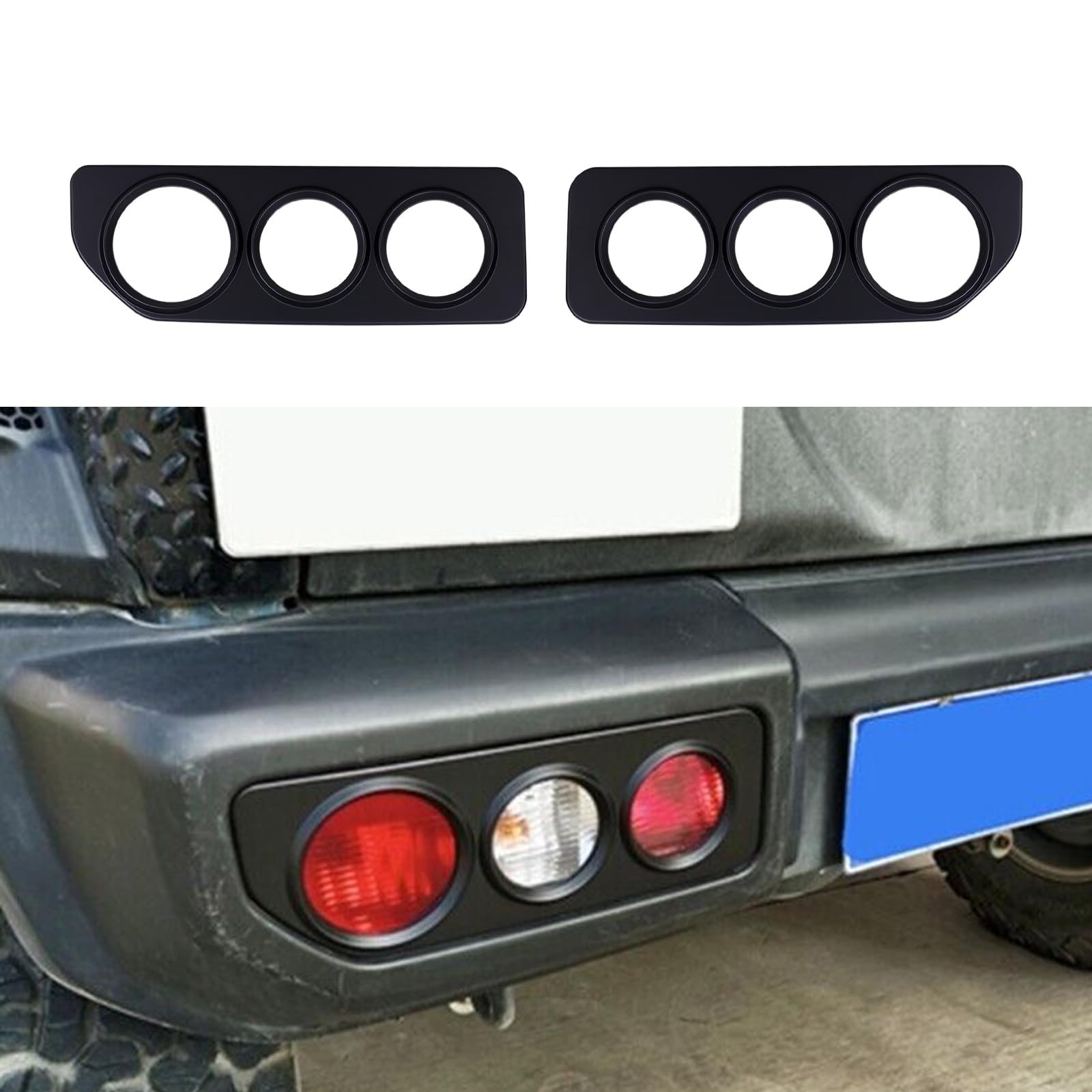 

Safego Jimny Tail Light Rear Light Protectors for JB64 and Tail Light Tail Light Jimny Parts for the Jimny Durable and Easy to Exterior Parts and