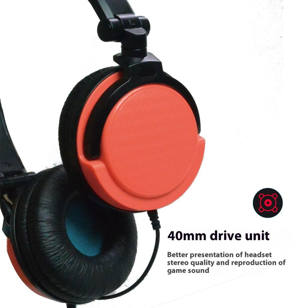 PGTECH GP-379 For PS5/Nintendo Switch OLED/XBOX/PC Gaming Headset Wired Headphone with Microphone