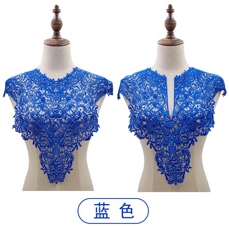 Water-Soluble Lace Collar, Polyester Silk Embroidered Corsage, Three-Dimensional Hollow Collar, Fake Collar, Front Collar And Back Collar Shawl.