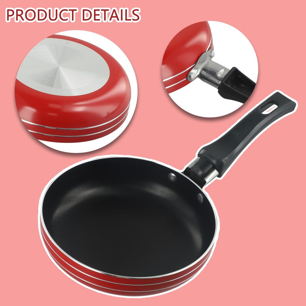 Frying Pan Saucepan Random Color Safe Stainless Steel