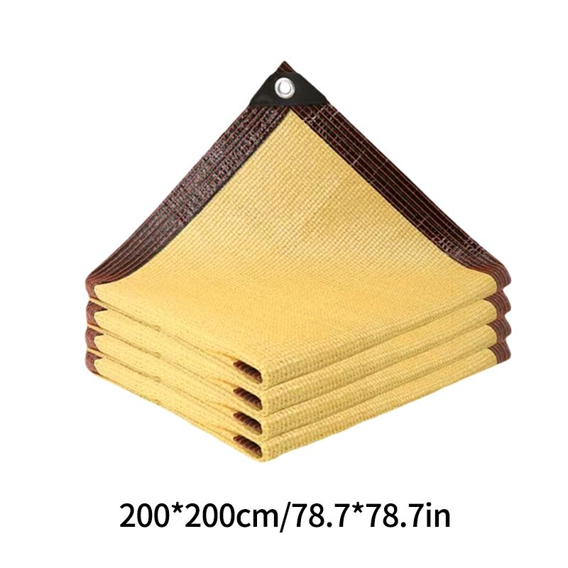 Heavy Duty Sun Shade Cloth with Reinforced Edges & Grommets 90% UV Block Shade Net for Plants Greenhouse Patio Outdoor Shade Net