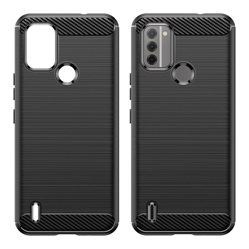 Für Nokia C31 Hülle Abdeckung für Nokia C31 Capas Stoßfest Armor Weich TPU Handy Rückseite Bumper Kohlefaser Für Fundas Nokia C 31 C31