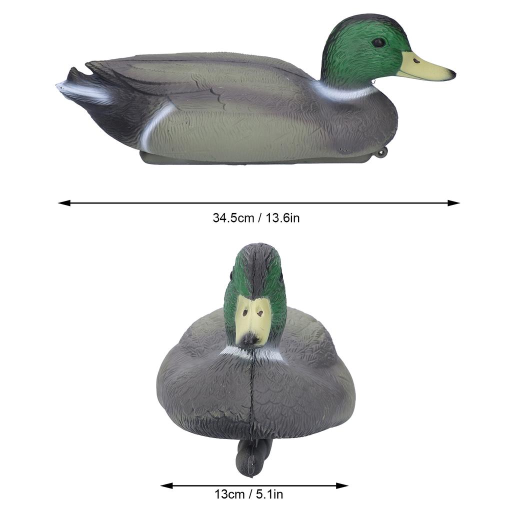 Enten Dekoration Enten Schmuckstück Plastikente Außen Simulation Schwimmende Lockente Ente Gartendekorationen 34,5x13cm Simulierte Ente
