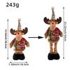 Christmas Standing Plush Telescopic Legs Deer Doll