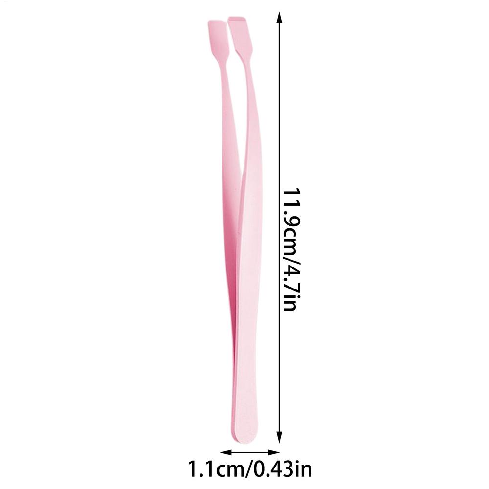 Precise Professional Makeup Tool Lash Applicator Tool Eyelash Cluster Non Slip Applicator Tweezers for Travel Salon Separating