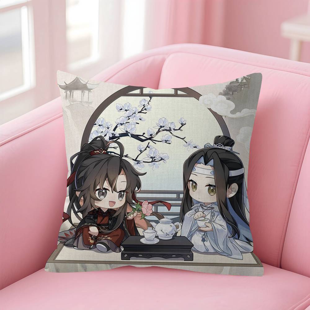 Anime Mo Dao Zu Shi Pillow Cover Sofa Cushion Cover Home Room Decoration Children Gift